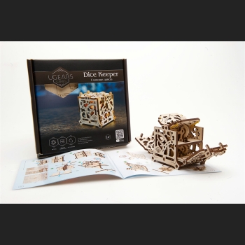 Pojemnik na kostki do gier - UGEARS